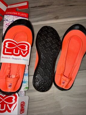 👛 Luv Dream Flats Kids' Coral Slip-On Shoes